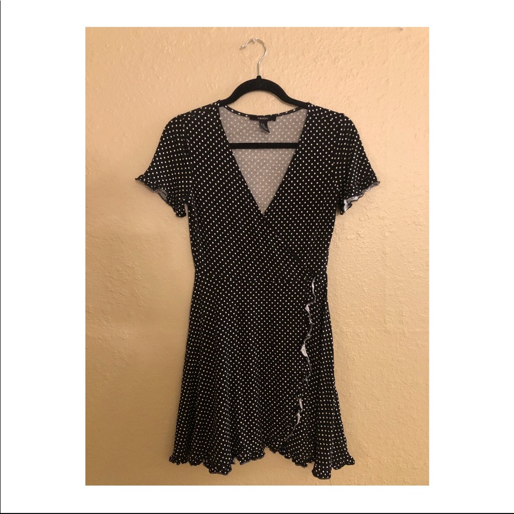 Forever 21 Polka Dot Wrap Dress